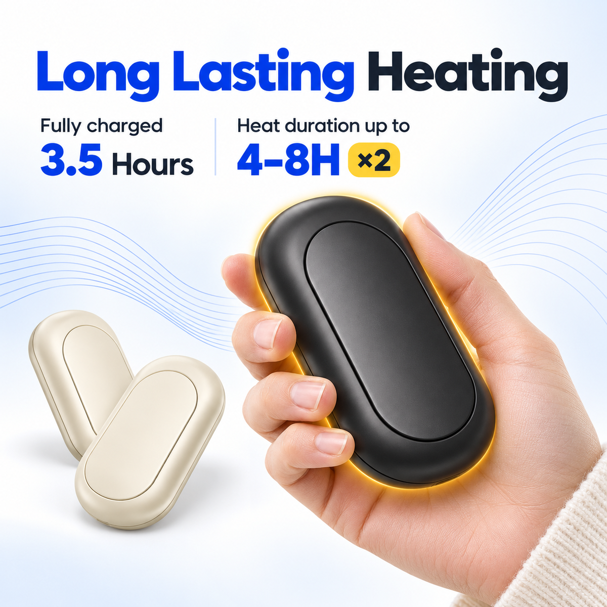 2-in-1 Magnetic Mini Hand Warmers