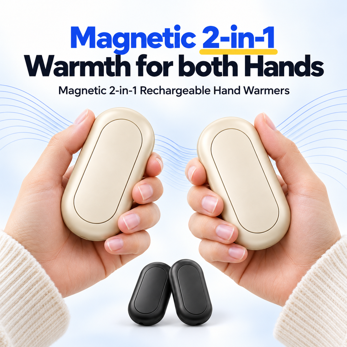2-in-1 Magnetic Mini Hand Warmers